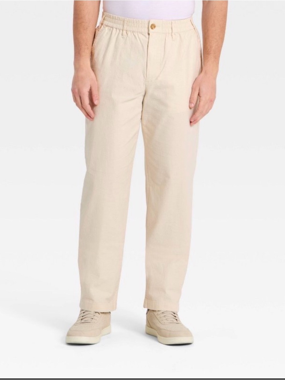 Men's Straight Leg Ripstop E-Waist Utility Pants - Goodfellow & Co